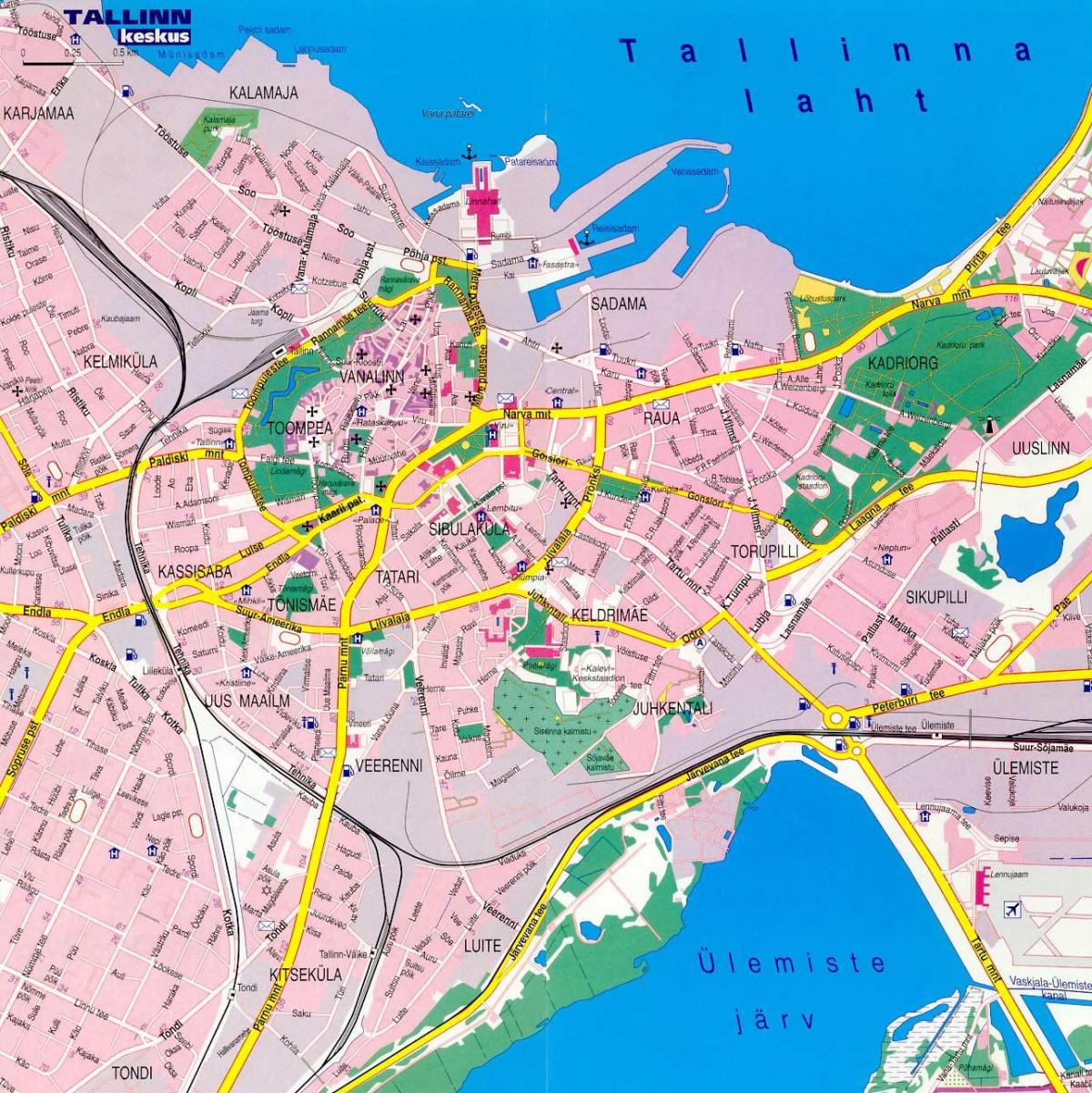 नक्शे के टालिन एस्टोनिया 